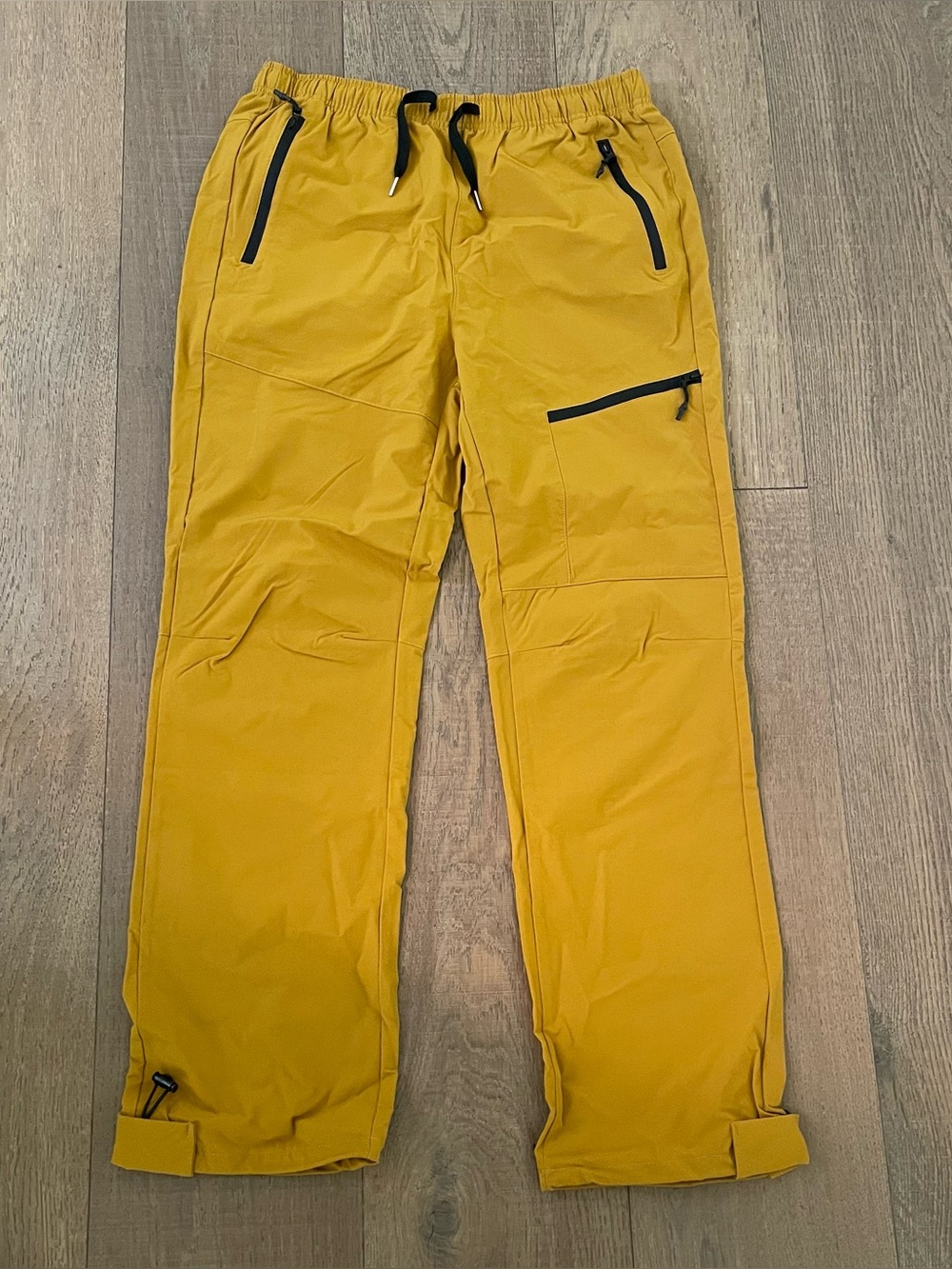 Women's Solid Color Casual Outdoor Sports Pants with Zipper Closure & Multiple - Picture 5 of 12